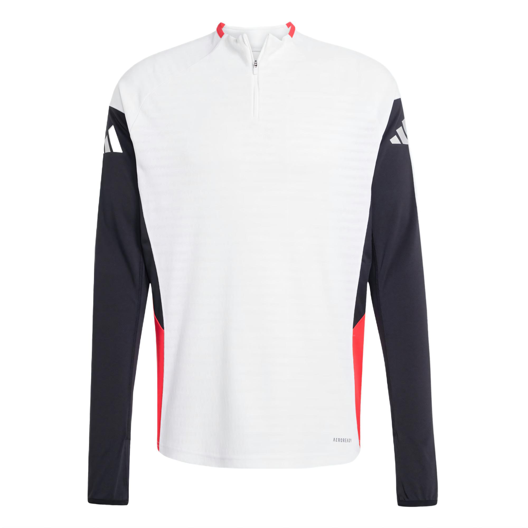 Футболка Tiro 25 Pro Top Adidas, белый/красный — фото 3