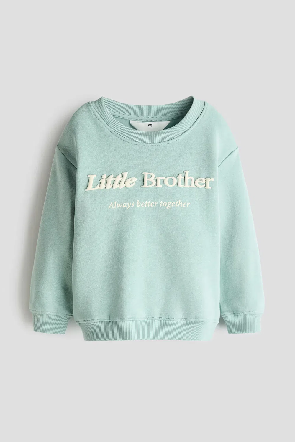 Толстовка с принтом H&M, Helltürkis/Little Brother
