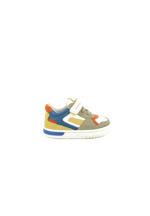 Кроссовки кожаные Sneaker bambino, Primigi, мультиколор
