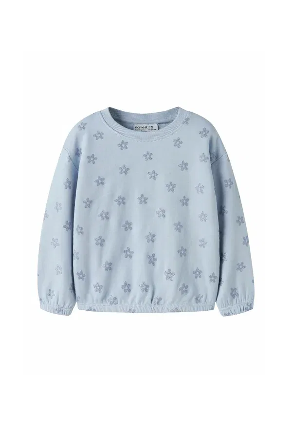 Худи с цветочным принтом Sweatshirt Name It, синий