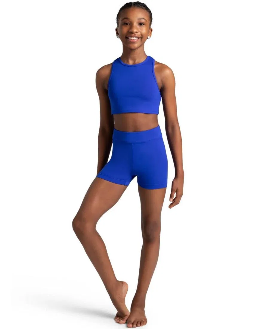 Топ с ракушкой и металлическим принтом Future Star Cosmic Capezio, Royal Blue — фото 4