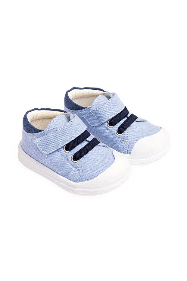 Детские тапочки-носки для мальчиков на липучке Hellobaby Ebebek Hello Baby, Blue