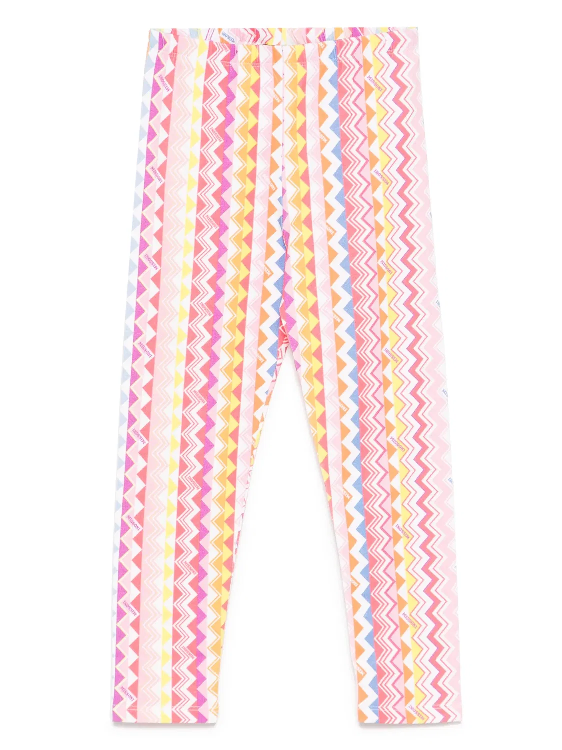 Леггинсы с зигзагообразным узором Missoni, розовый