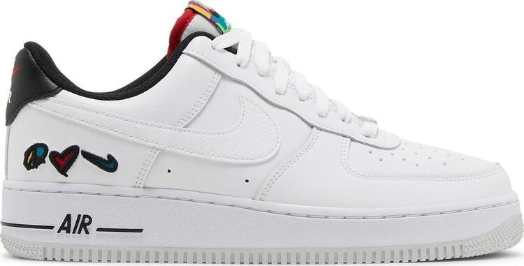 

Кроссовки Nike Air Force 1 '07 LV8 3 'Peace Love Nike', белый, Белый;серый, Кроссовки Nike Air Force 1 '07 LV8 3 'Peace Love Nike', белый