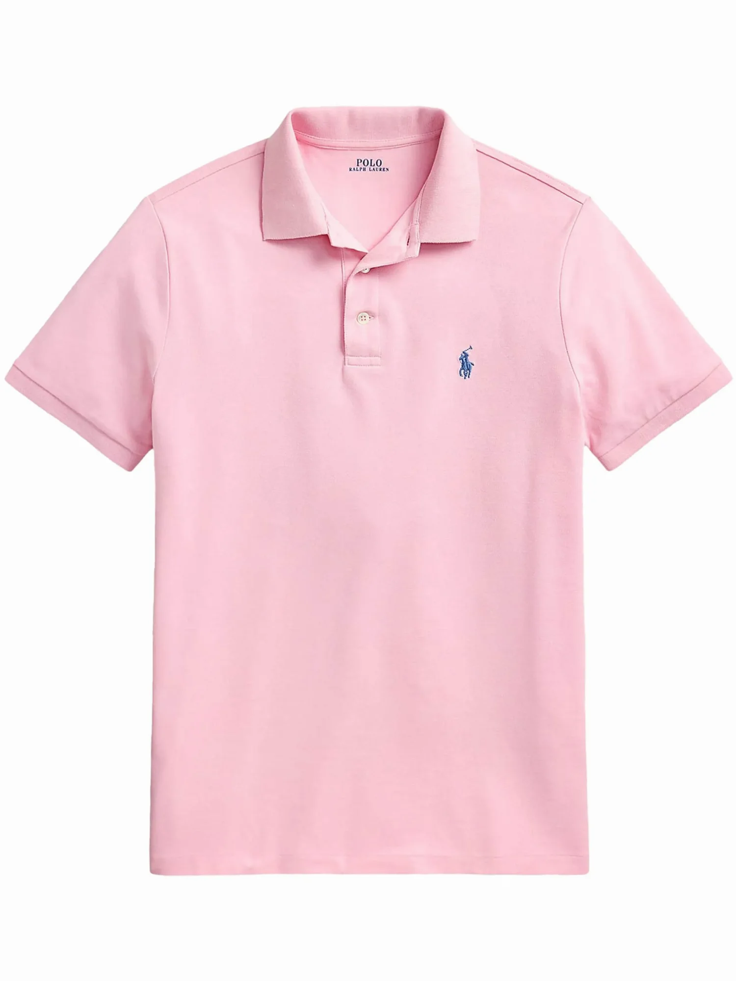 Рубашка поло с вышитым логотипом Polo Ralph Lauren, розовый — фото 3