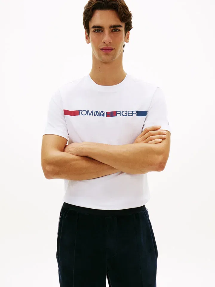 Рубашка белая Tommy Hilfiger, белый
