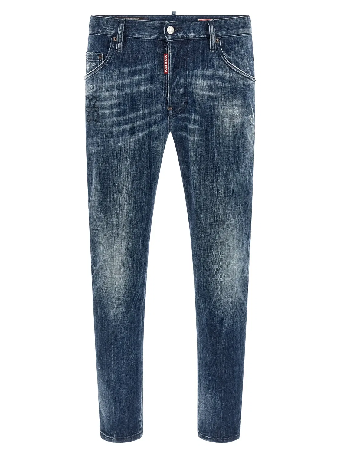 Джинсы-«скейтеры» DSQUARED2, синий