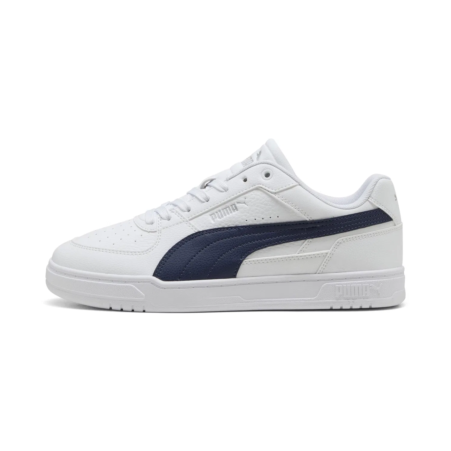 Детские кроссовки без шнуровки PUMA Rickie AC PS Unisex, White With Blue — фото 3