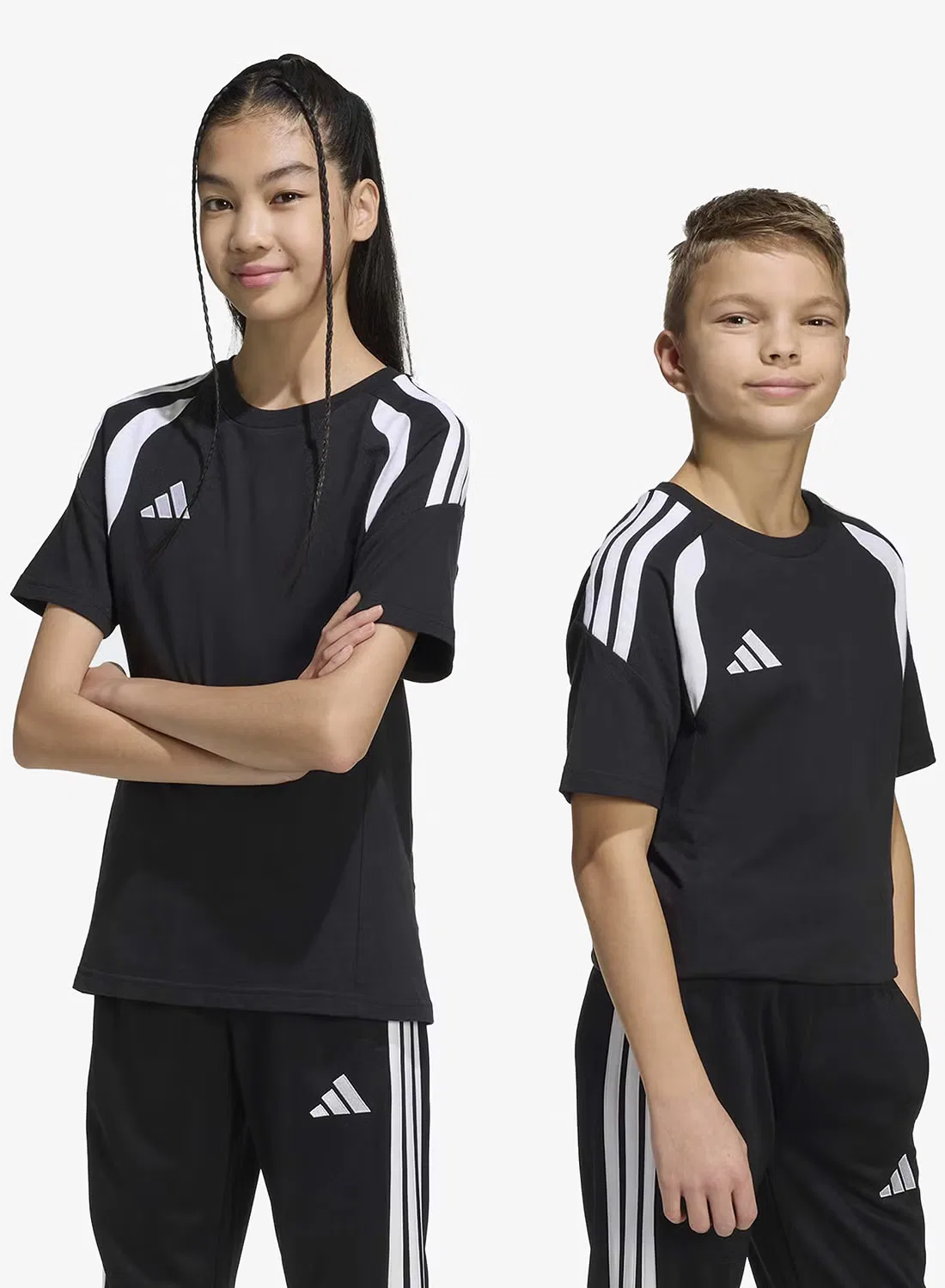 Футболка с логотипом Tiro League Adidas, черный