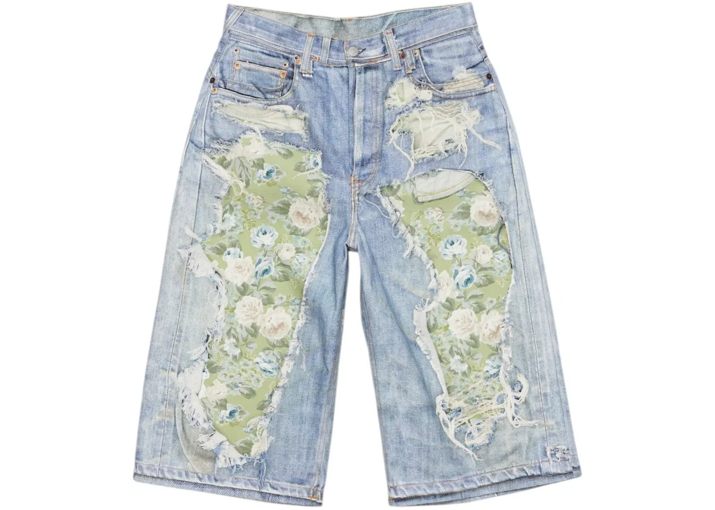 Мужские шорты Trompe Loeil Acne Studios, Blue/Green