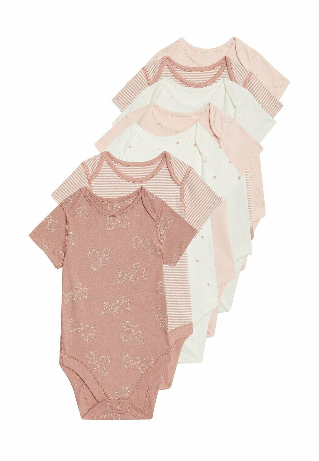 

Боди 7PK PURE Marks & Spencer, цвет pink mix