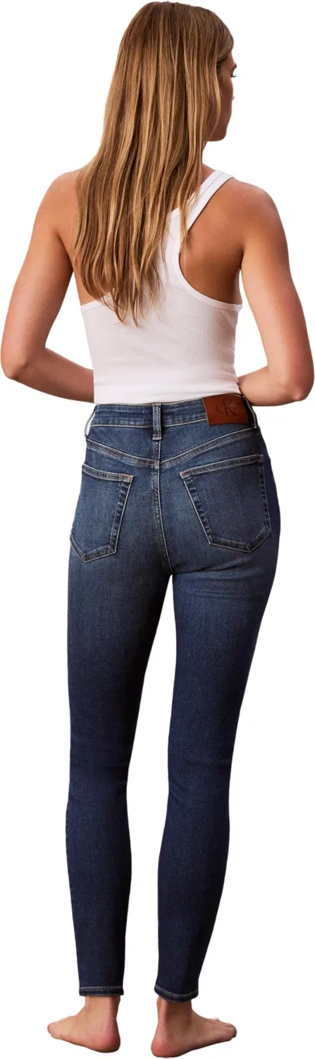 Женские джинсы с высокой посадкой скинни Midtown Blue Calvin Klein, Midtown Blue — фото 2