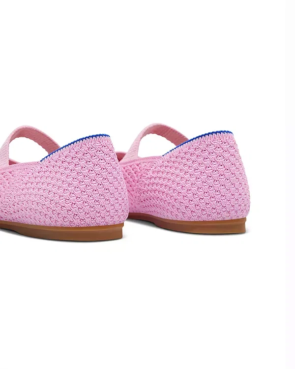 Детские балетки для девочек с ремешком The Kids Mary Janes Rothy's, Tok — фото 4