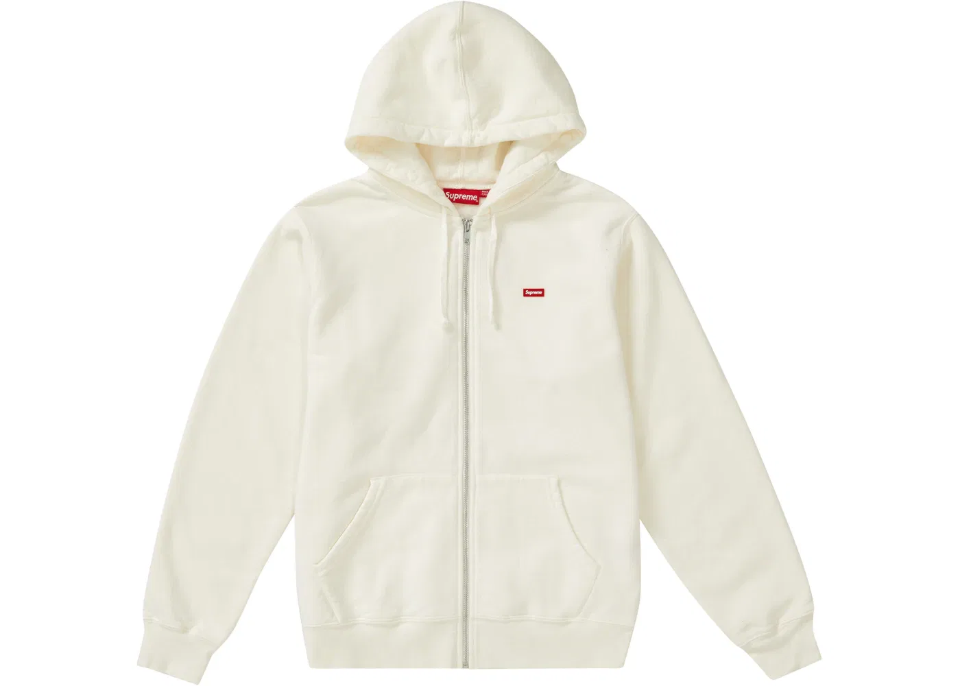 Мужская толстовка на молнии Supreme Zip Up Sweatshirt, White