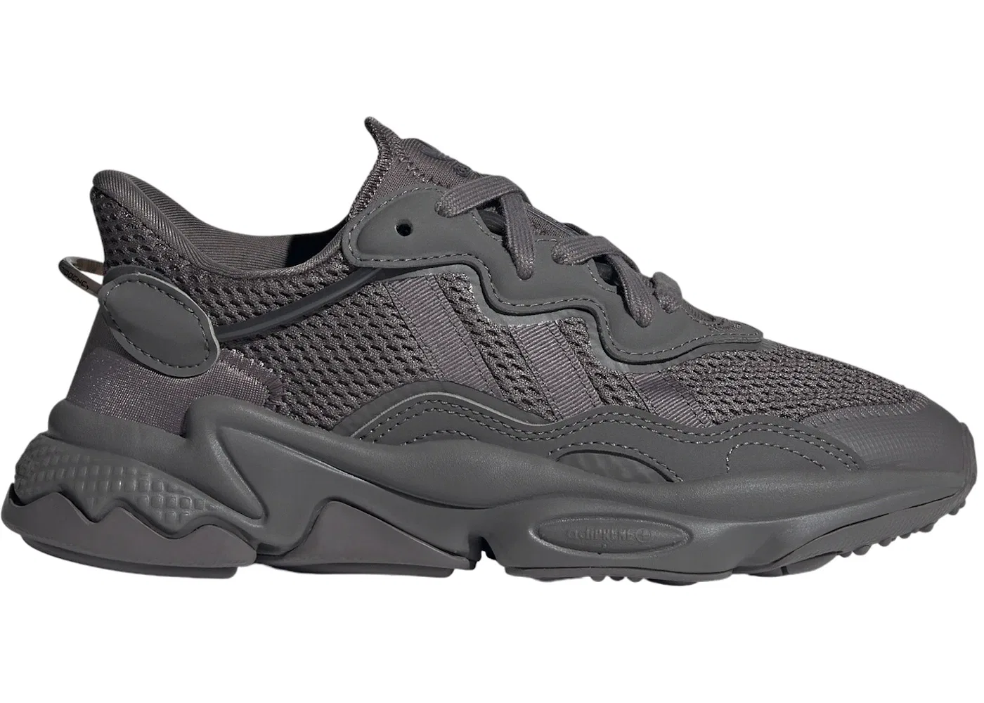 Детские кроссовки lifestyle с сетчатым верхом Adidas Ozweego, Charcoal/Charcoal/Charcoal