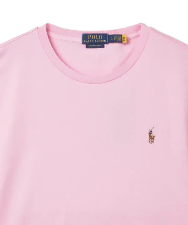 Футболка из мягкого хлопка, Polo Ralph Lauren, розовая — фото 3