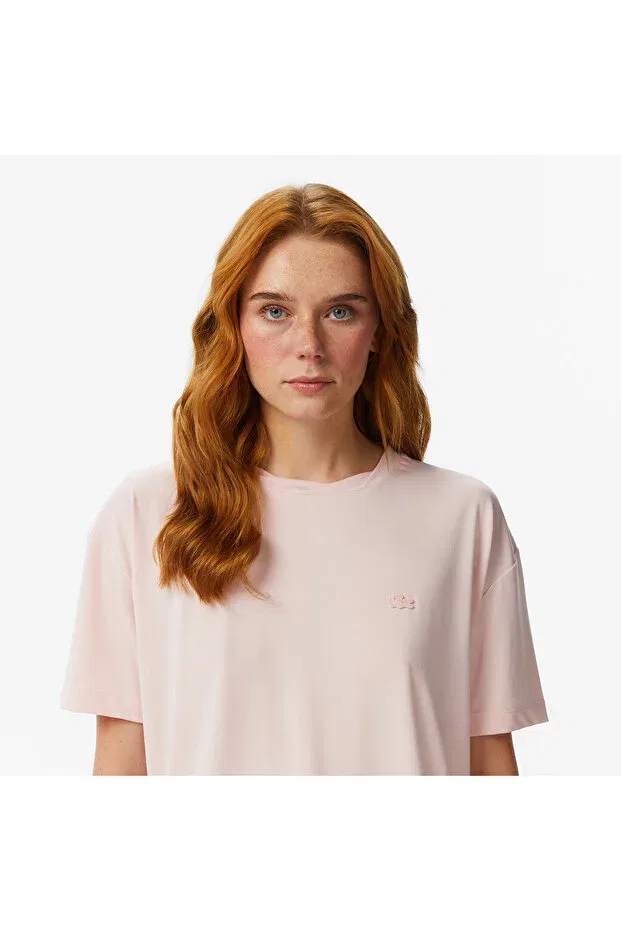 Футболка Lacoste Ady, розовая — фото 2