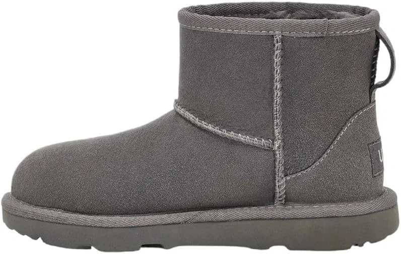 Детские ботинки для девочек Classic Mini II UGG, Grey — фото 2
