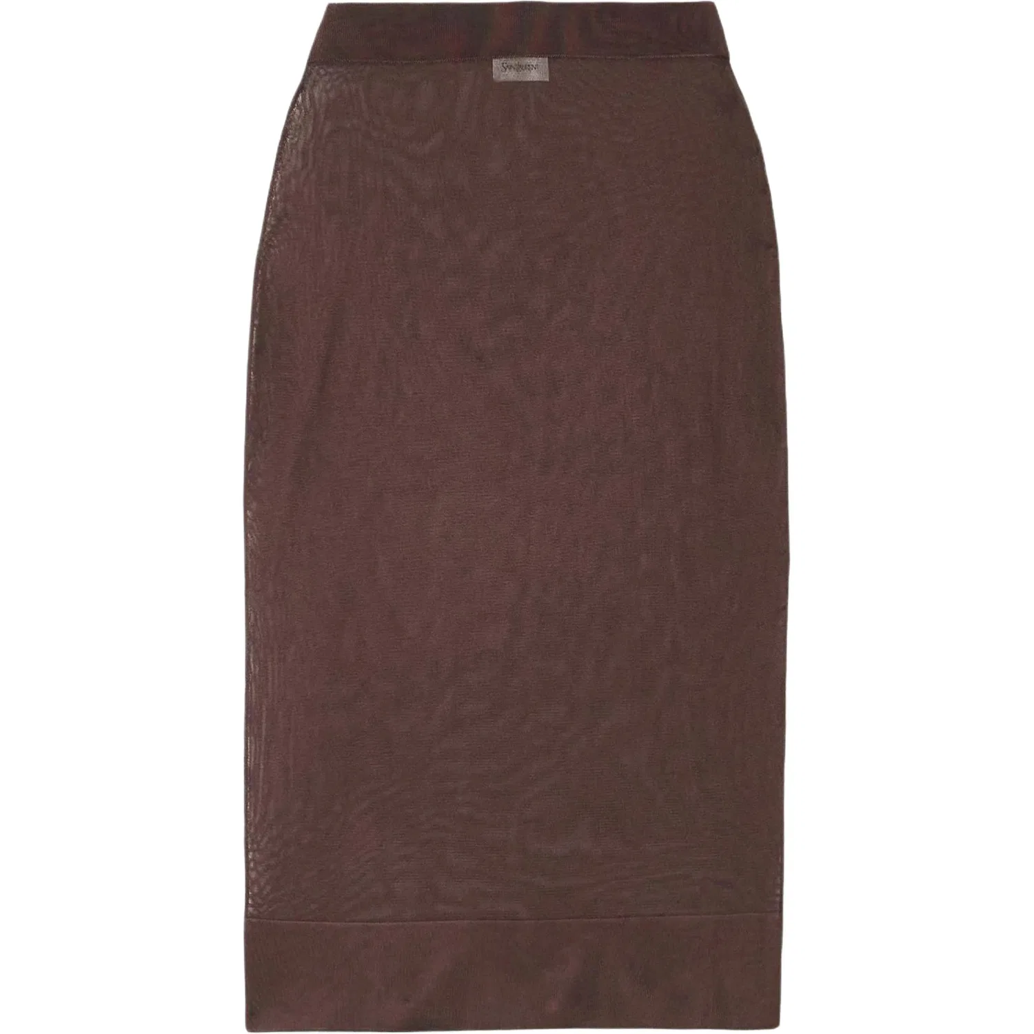 Юбка короткая Casual, модель Red Brown, SAINT LAURENT, Red Brown