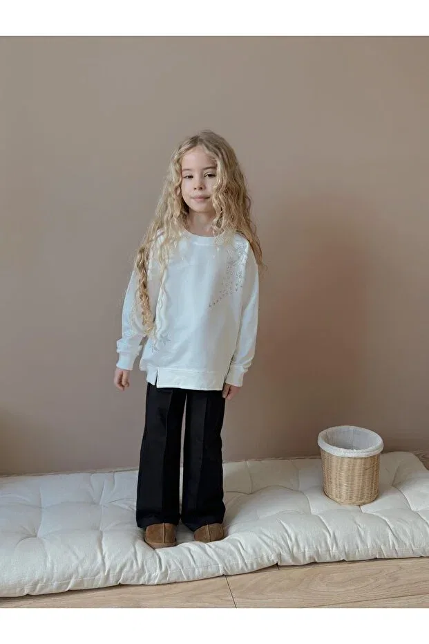 Детский спортивный костюм с принтом Star Stone Carla Mara, White