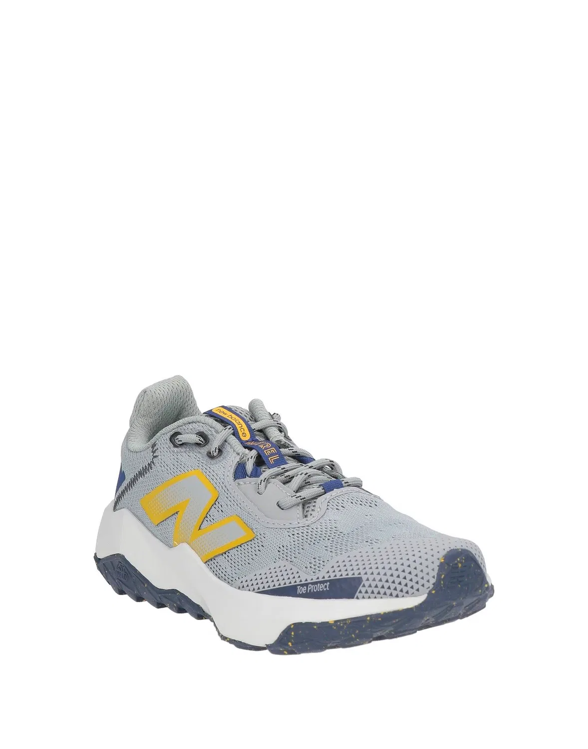 Детские кроссовки для мальчиков с принтом New Balance, светло-серый — фото 2