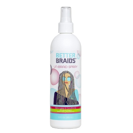 

Спрей для распутывания волос Un-Braid, 12 жидких унций Better Braids