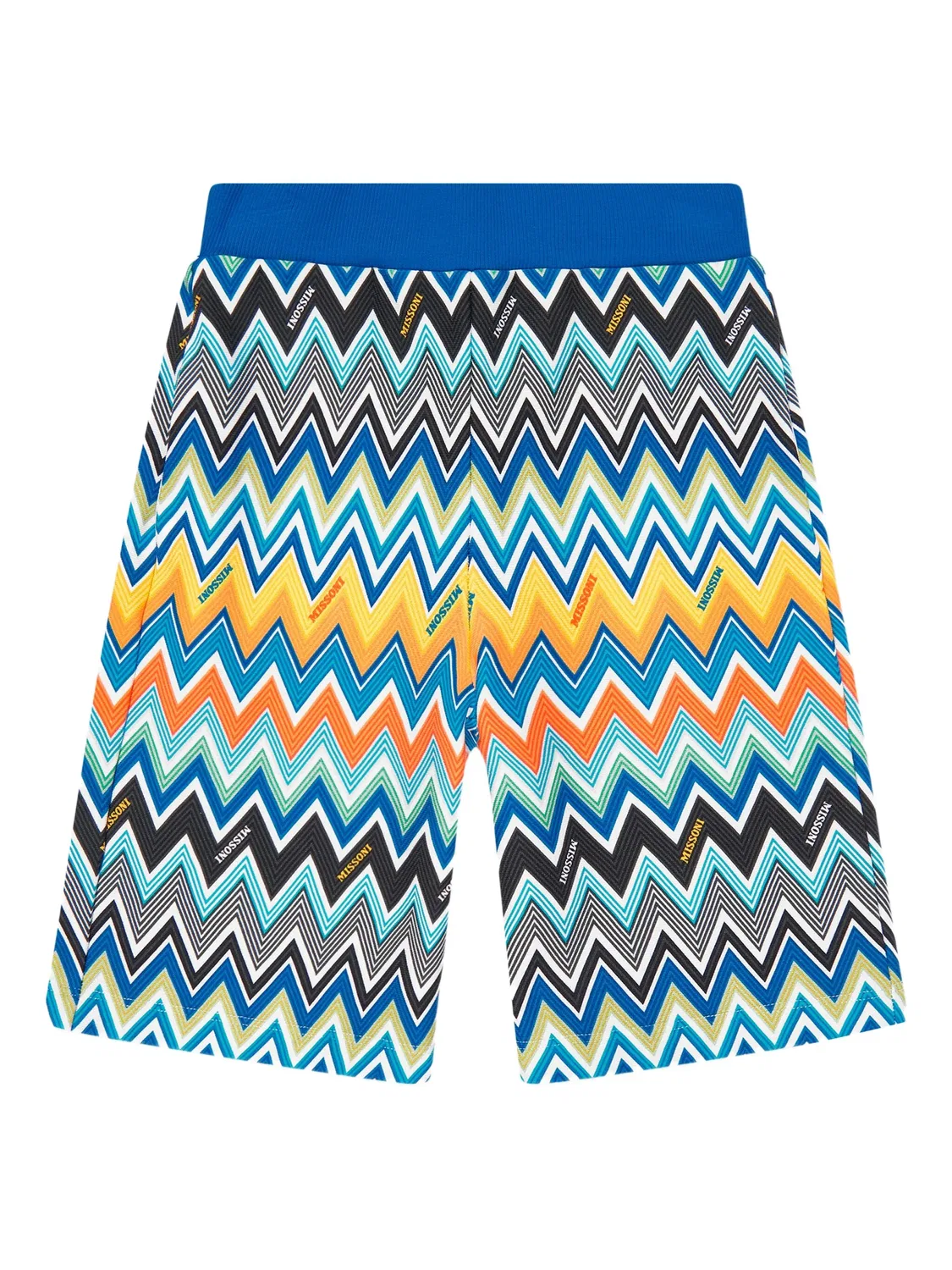 Шорты с зигзагоподобным принтом Missoni, королевский синий