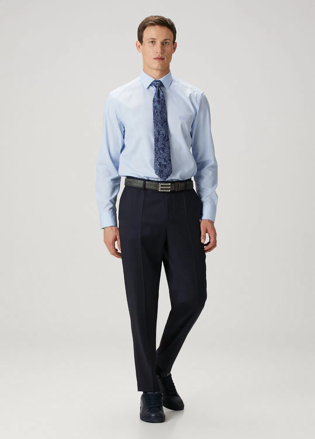 Рубашка Regular Fit Etro, light blue — фото 2
