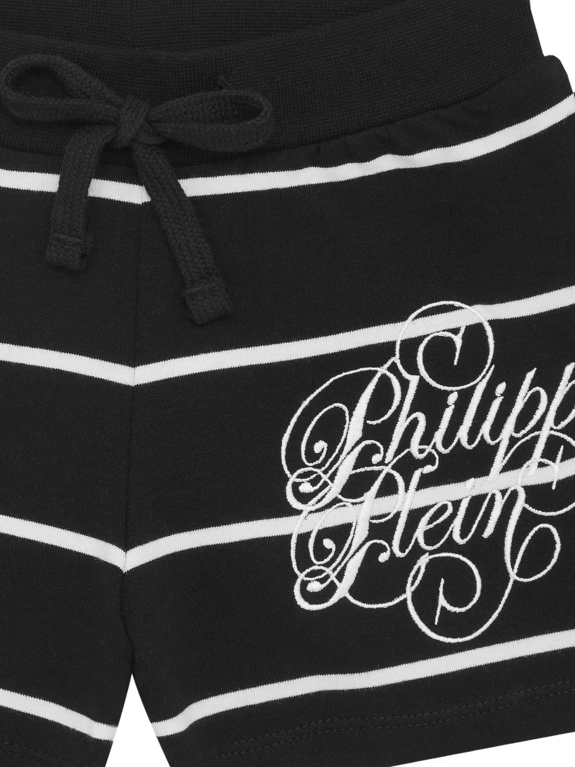 Полосатые шорты Philipp Plein, черный — фото 2