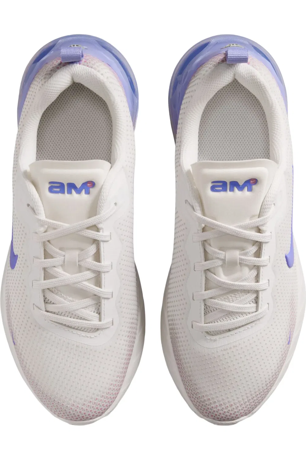 Детские кроссовки на шнуровке с амортизацией Air Max Phoenix Nike, Phantom/Sapphire — фото 3
