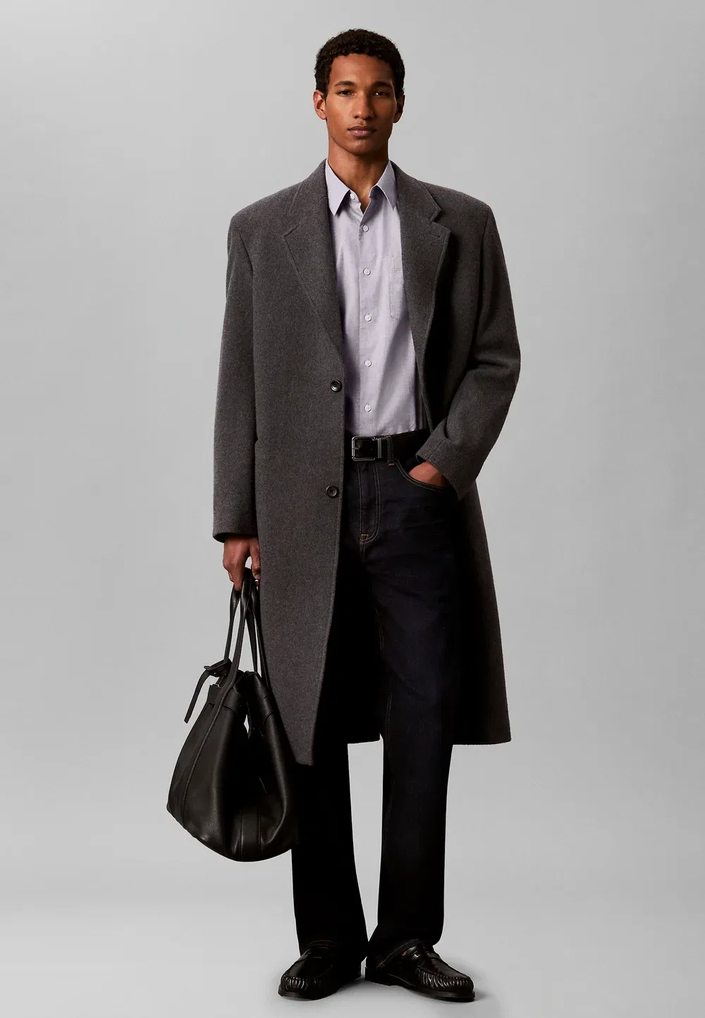 Рубашка Оксфорд на пуговицах - рубашка Calvin Klein, Dark Sapphire — фото 2
