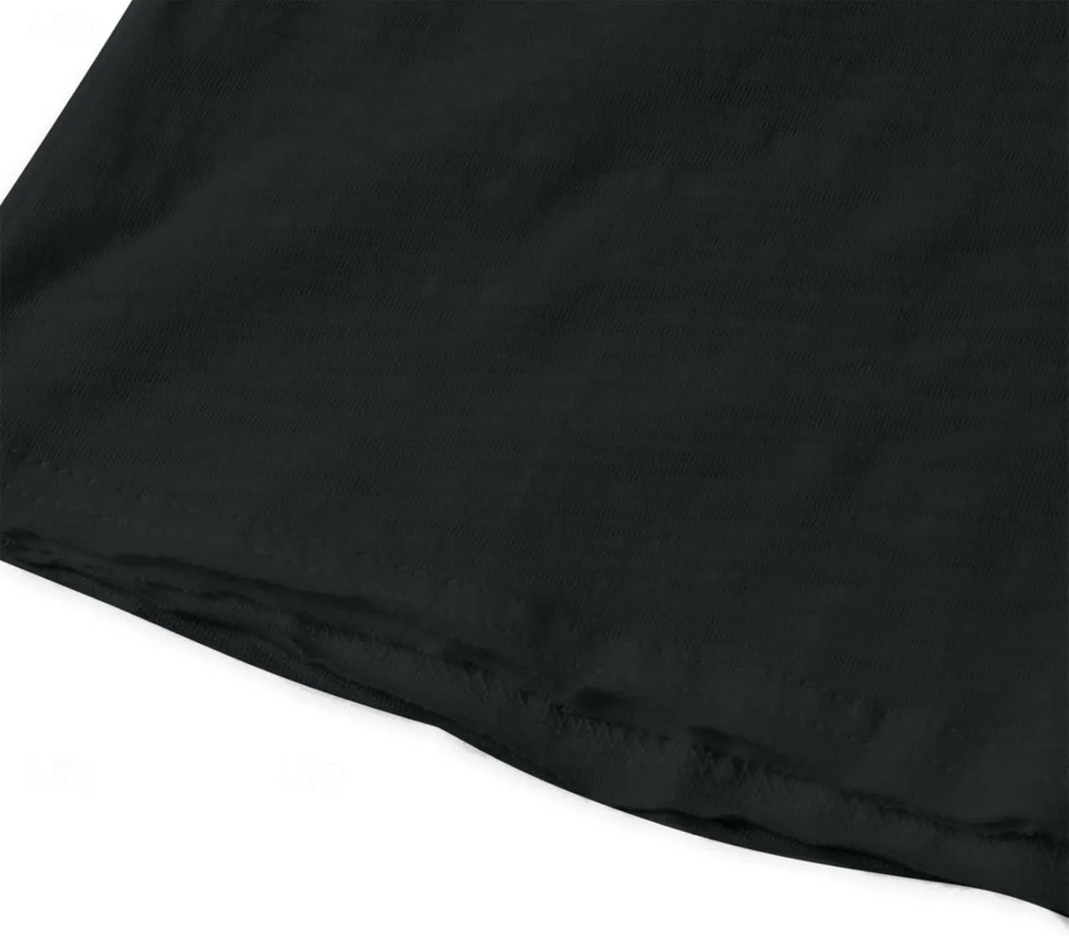 Мужская хлопковая футболка Regular Fit, Black — фото 4