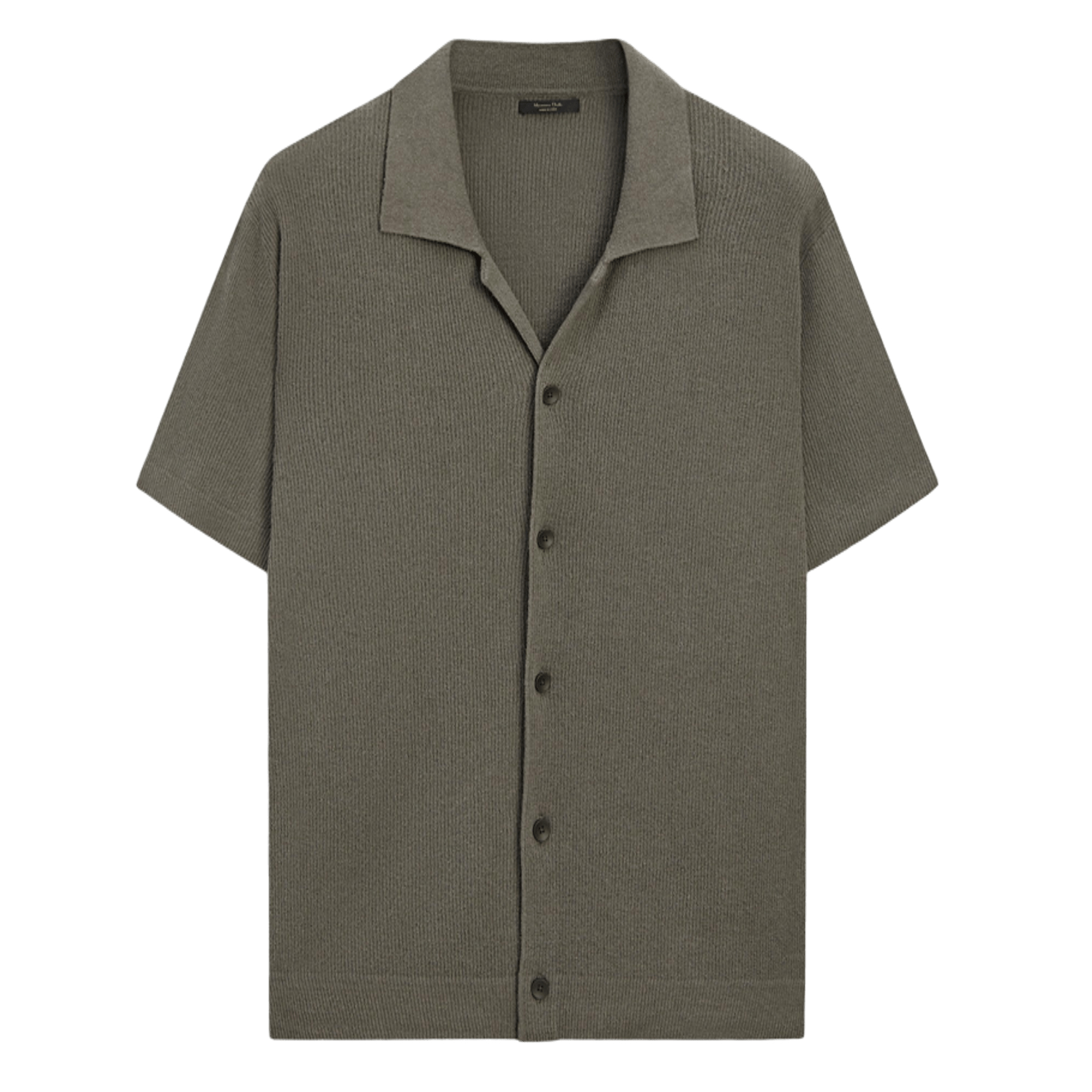 

Вязаный кардиган Massimo Dutti Short sleeve with buttons, хаки