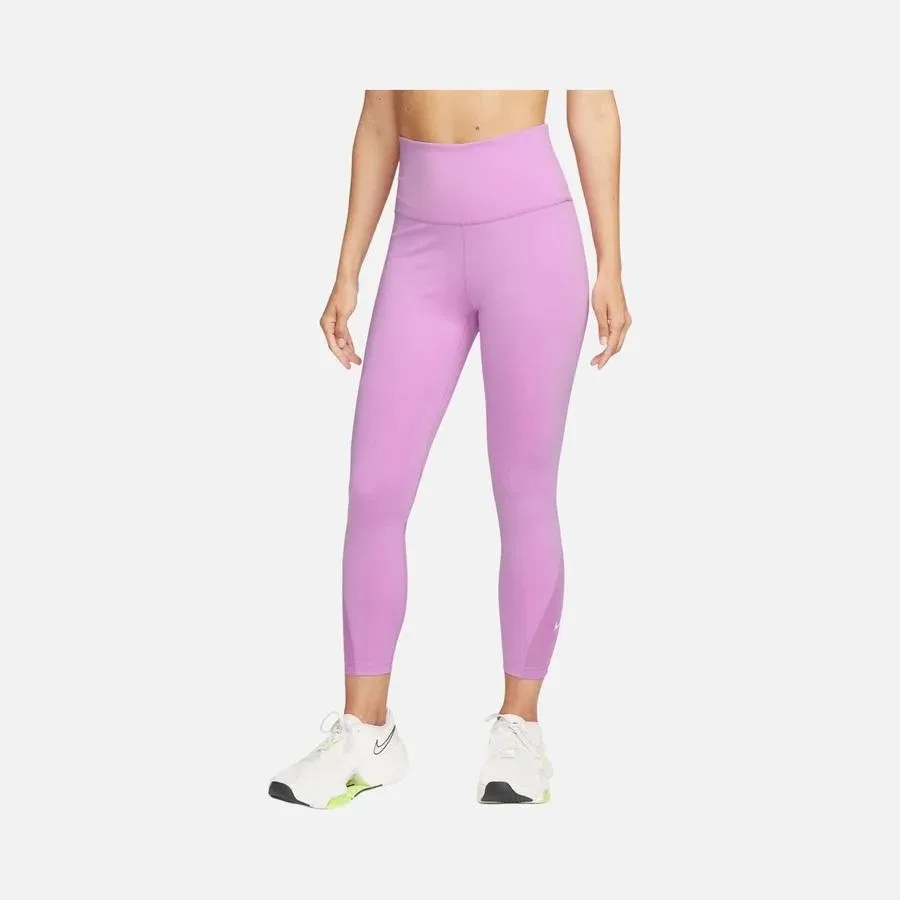 Леггинсы для тренировок с высокой посадкой Nike One High-Waisted 7/8 Training, Розовый