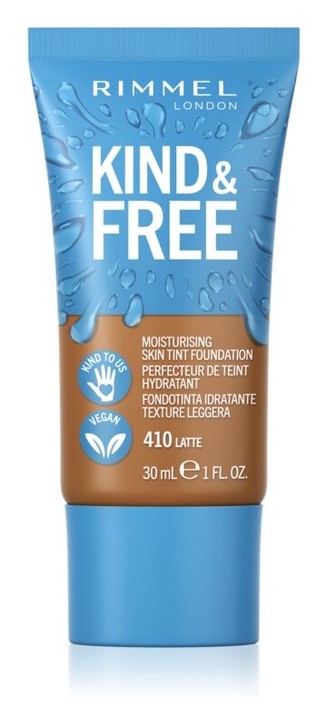 

Легкая увлажняющая основа Rimmel Kind & Free, оттенок 410 Latte 30 мл