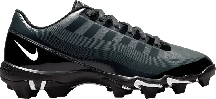 

Бутсы Nike Vapor Edge Shark GS 'Black Dark Smoke Grey', черный
