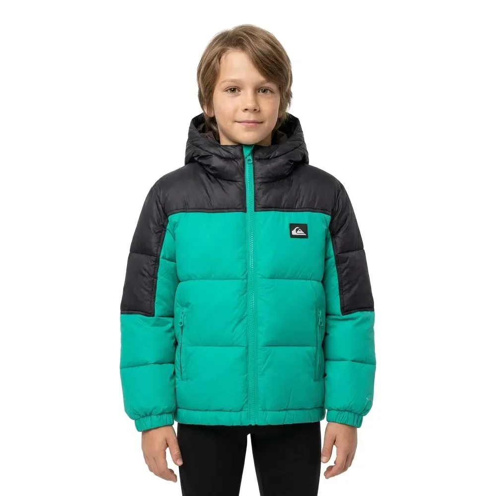 Детская куртка для мальчиков с капюшоном Cold Days Quiksilver, Green — фото 3