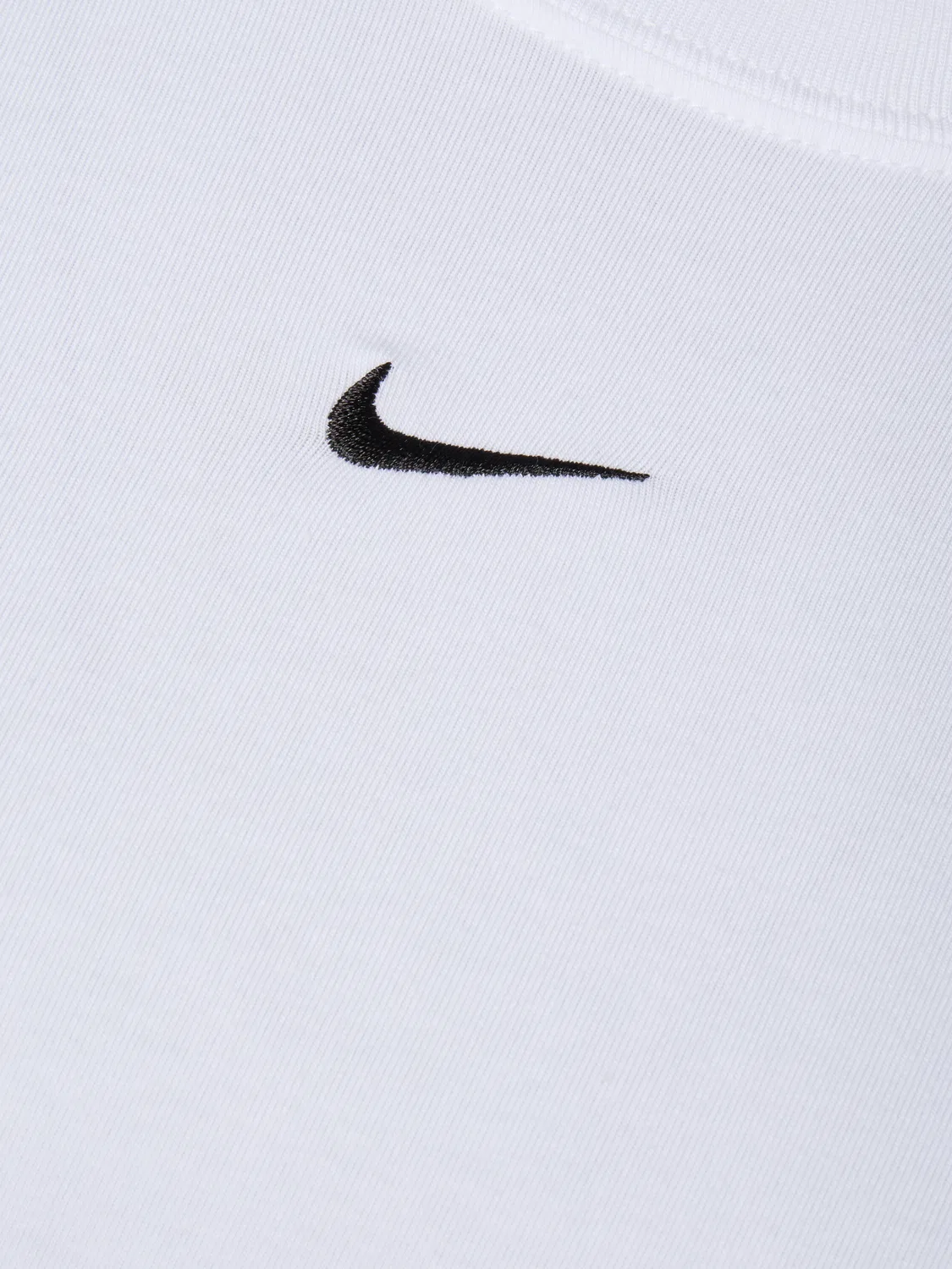Женская футболка облегающая Nike, белый — фото 3