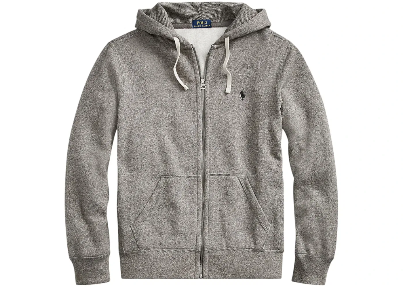 Мужская худи на молнии с флисом Hoodie Polo Ralph Lauren, Ash Grey Heather