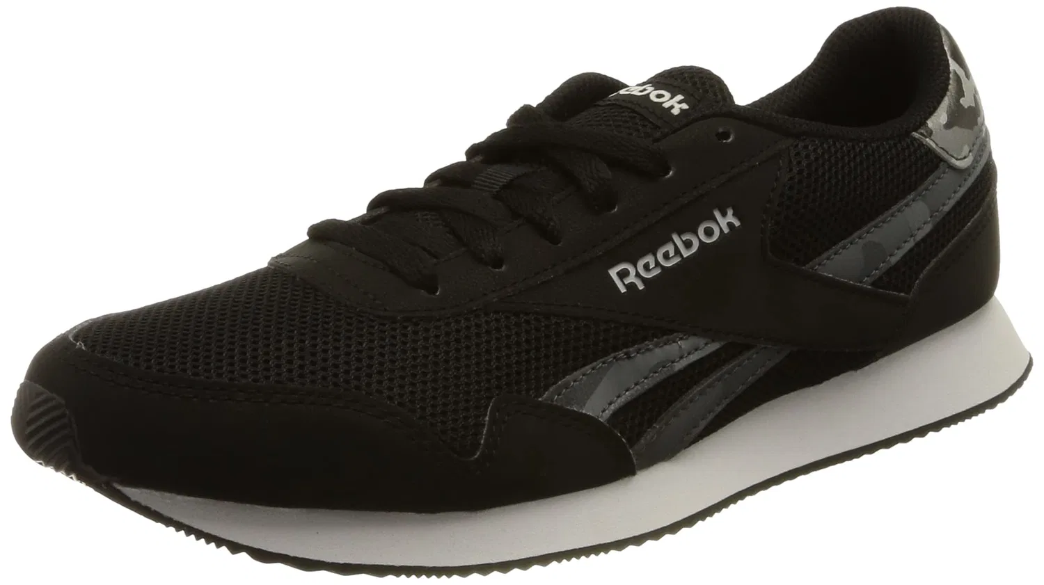 Детские кроссовки для мальчиков с принтом Royal Cl Jogger 3 Reebok, Core Black Pure Grey 7 Pure Grey 3