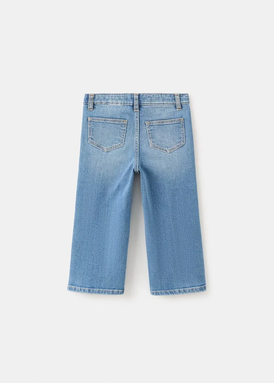 Детские джинсы MANGO KIDS Regular Jeans 'SEAMLESS' синего цвета — фото 2