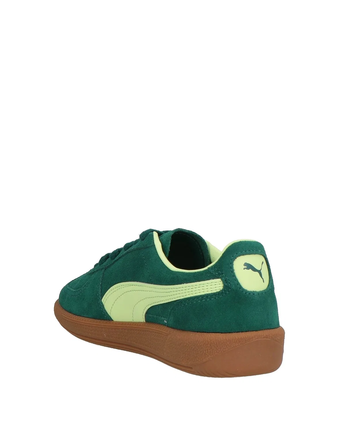 Детские кроссовки для девочек на шнуровке с замшевым верхом Palermo Jr Puma, Emerald Green — фото 3