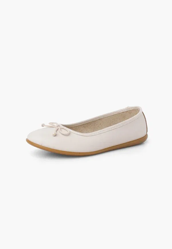 Балетки кожаные Ballet pumps Pisamonas, Beige, бежевый — фото 2