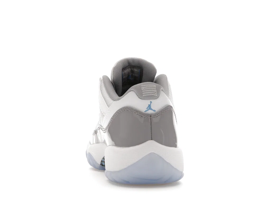 Детские кроссовки Lifestyle с принтом Jordan 11 Retro Low Jordan, White/Cement Grey/University Blue — фото 4