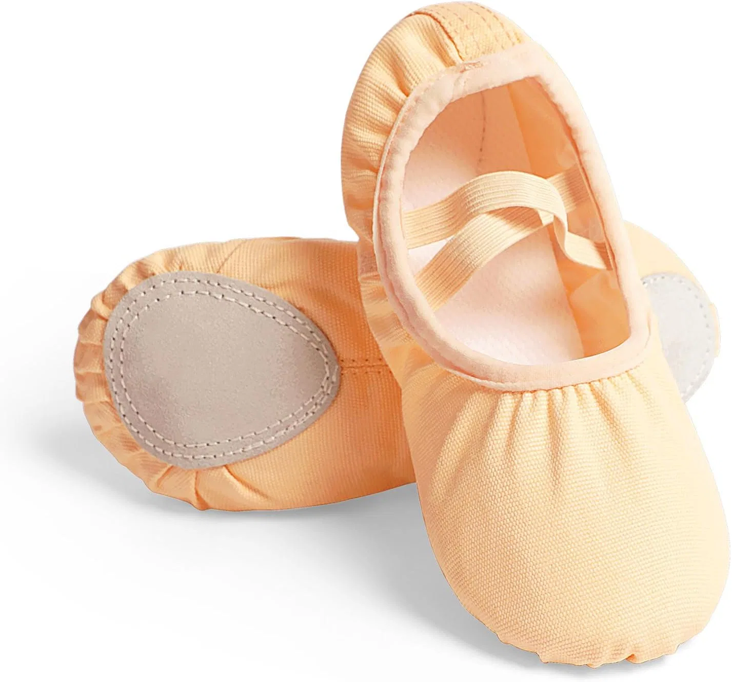 Детские балетки для девочек Canvas Ballet Shoes Qiyunfly, Nude