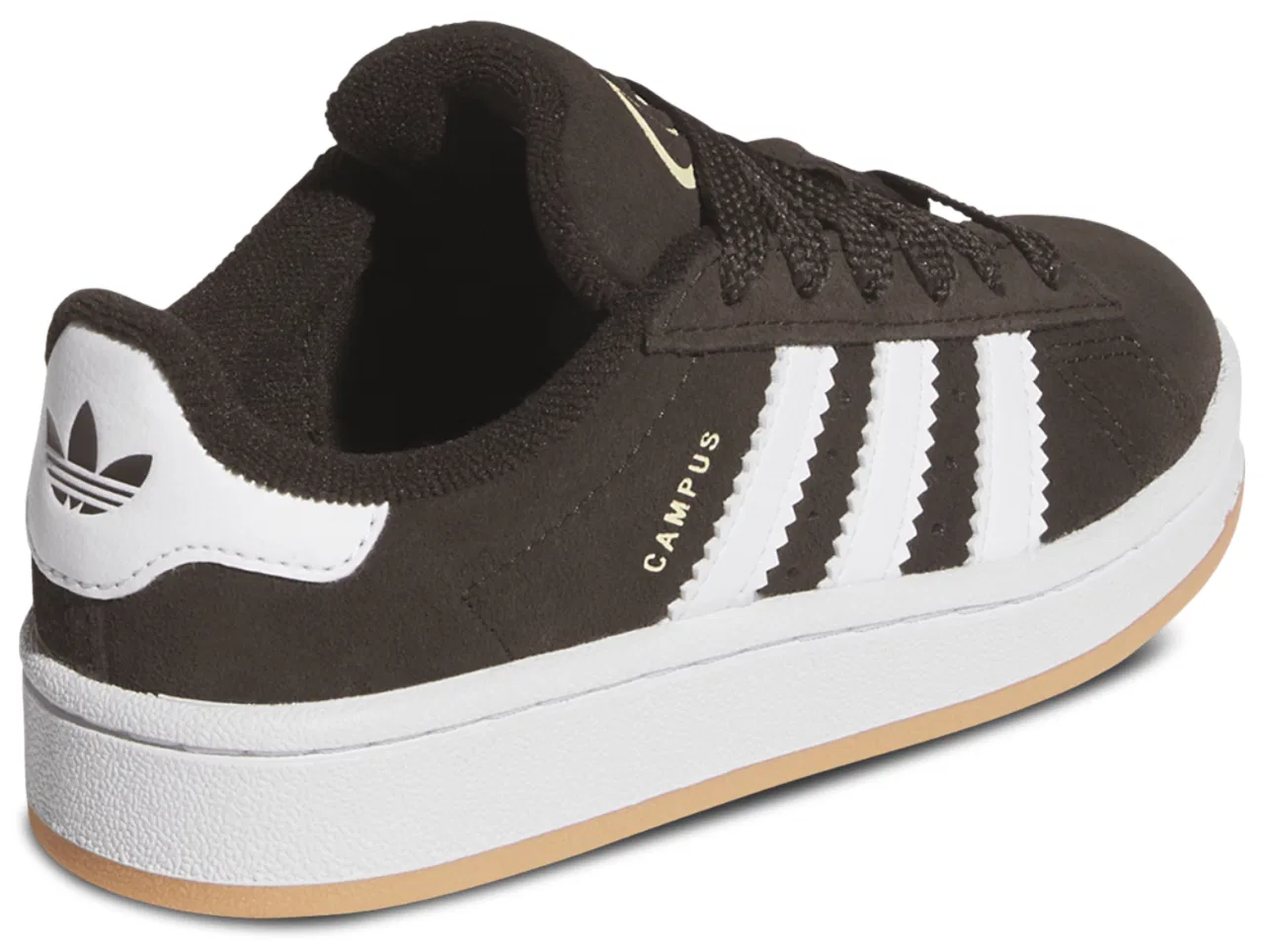 Кеды для мальчиков Campus 00s Adidas, цвет Aurora Coffee/Ftwr White/Gum — фото 3
