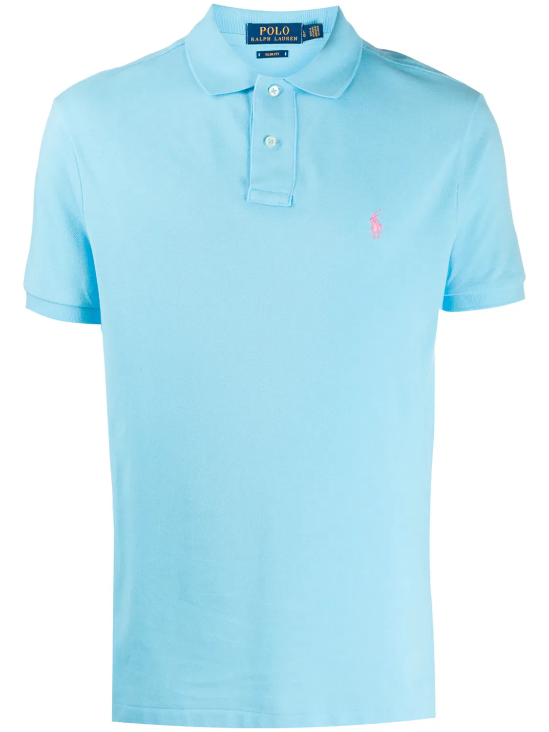 Polo Ralph Lauren Рубашка-поло с вышитым логотипом, синяя
