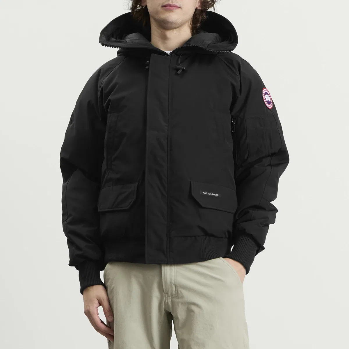 Куртка-бомбер Chilliwack Classic Disc Canada Goose, Black — фото 2