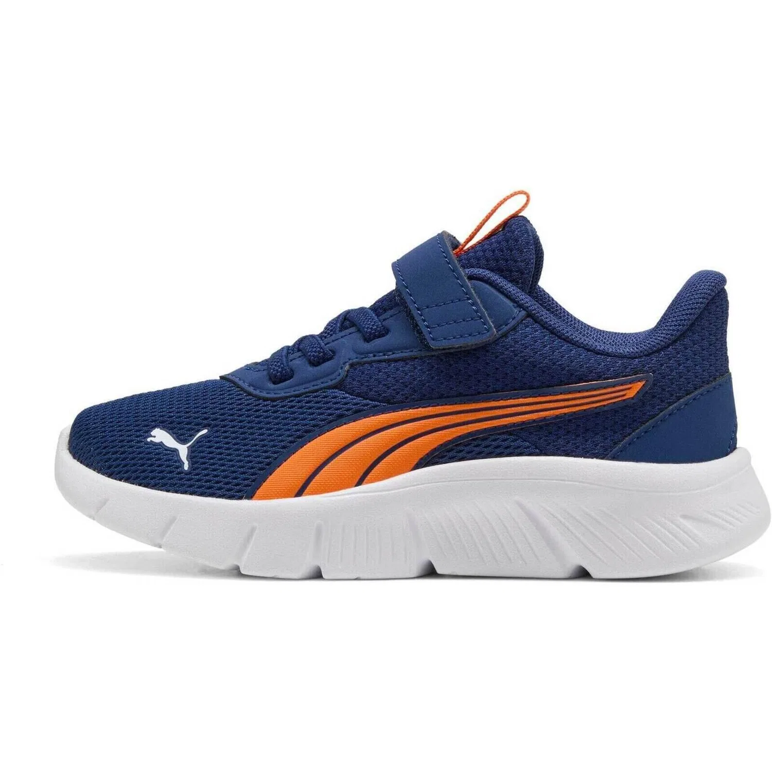Детские кроссовки с шнуровкой Puma Flexfocus Modern Ac Ps, Blau / Orange