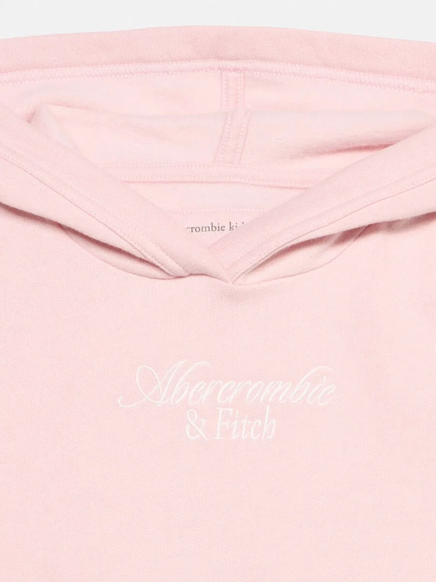 Толстовка Abercrombie & Fitch 'ESSENTIAL' в розовом цвете — фото 4